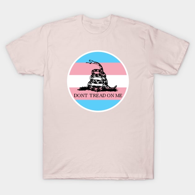 Transgender Gadsden Flag T-Shirt by Shared Reality Shop